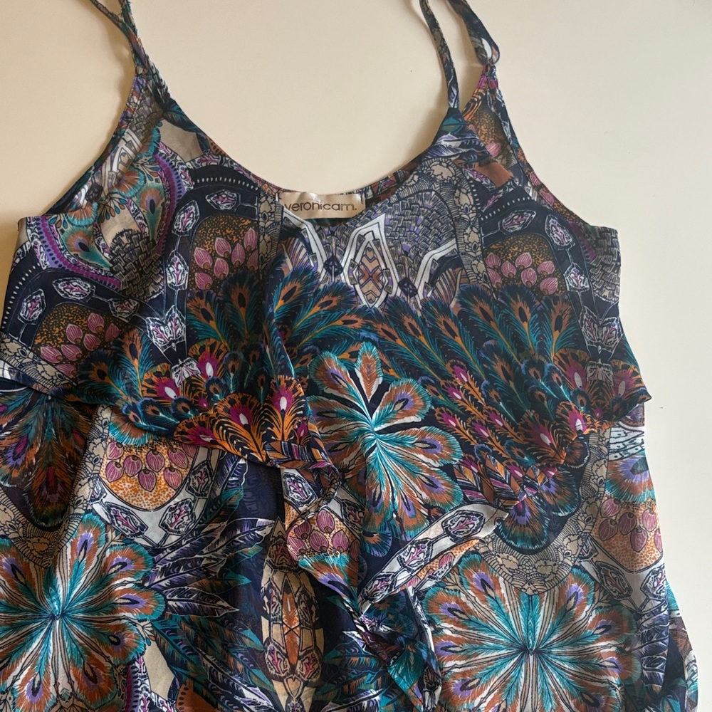 Veronica M Multicolor Patterned Camisole